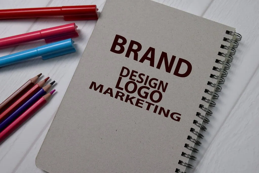 Brand identity design and a local marketing team at work