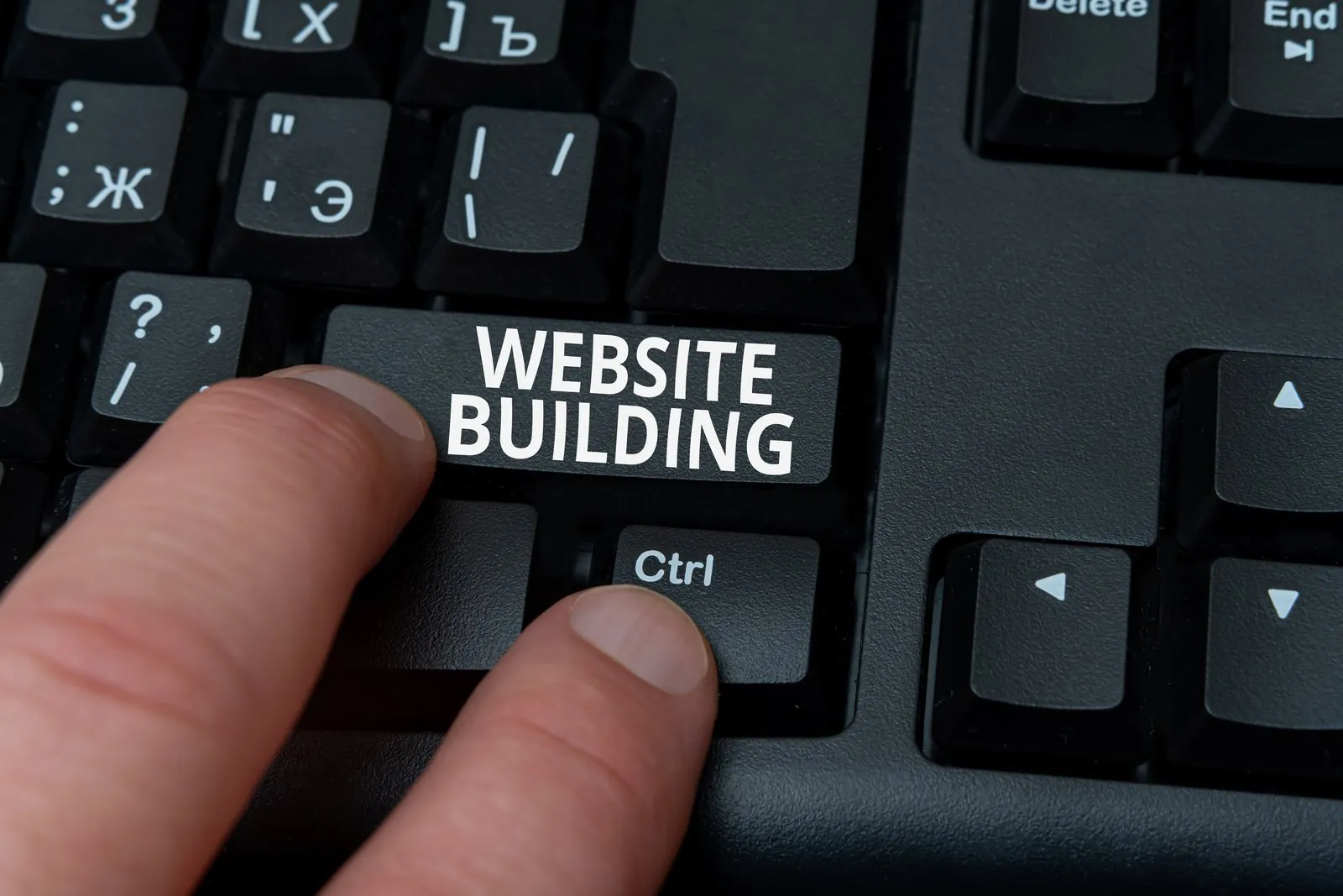 Building a website with AI